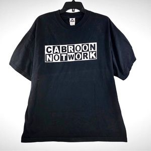 ALStyle Apparel & Activewear “Cabroon Notwork” Parody Black Tshirt Mens Size XL!